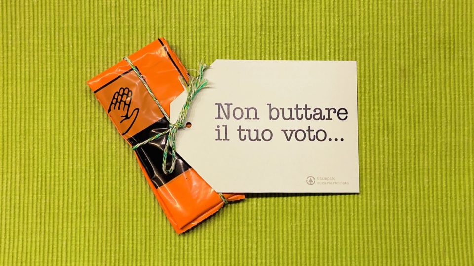 Non buttare il tuo voto…